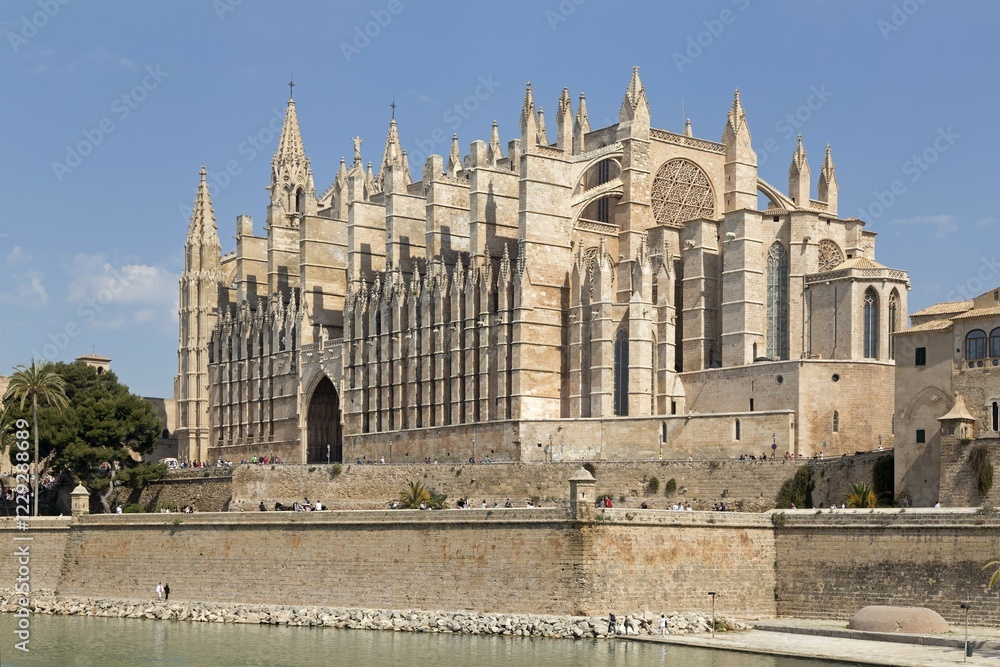 Cathedral La Seu, Palma de Majorca, Spain, Europe