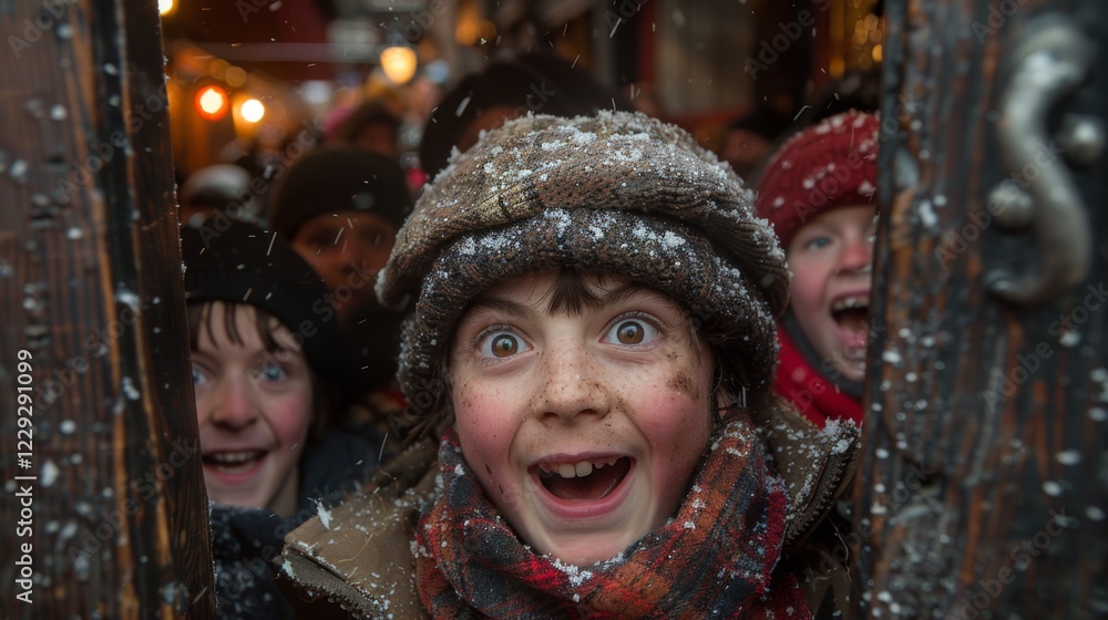 Scottish Hogmanay Festival. The tradition of first footing involves being the first person to cross the threshold of a friend or neighbor's home on New Year's Day, bringing good luck for year ahead Scottish Hogmanay Festival. The tradition of first footing involves being the first person to cross the threshold of a friend or neighbor's home on New Year's Day, bringing good luck for year ahead