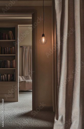 Cozy interior with soft lighting