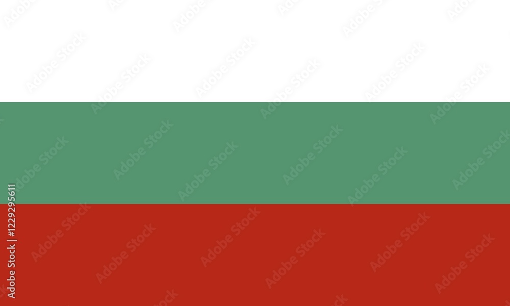Flag of Bulgaria, Vector illustration Flag of Bulgaria, Vector illustration