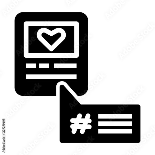 hastag Solid icon