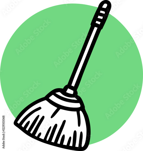 home cleaning tools vector image svg icon