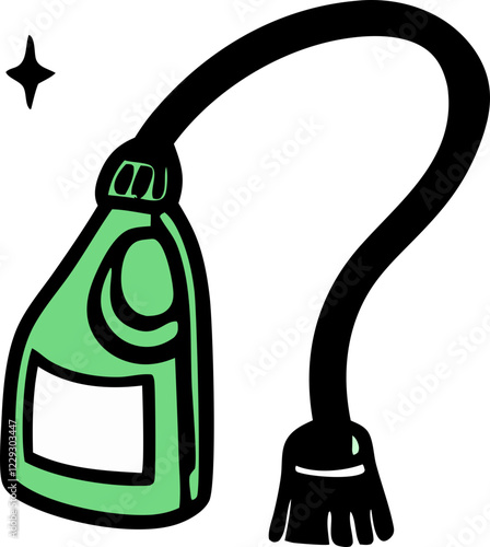 home cleaning tools vector image svg icon