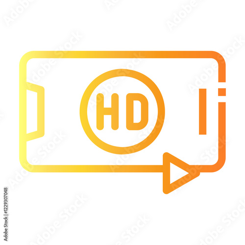 high definition Line Gradient Icon