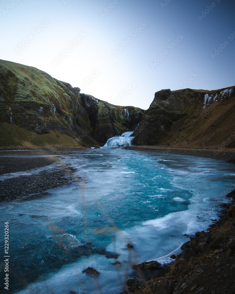 Fototapeta premium riviere gelee