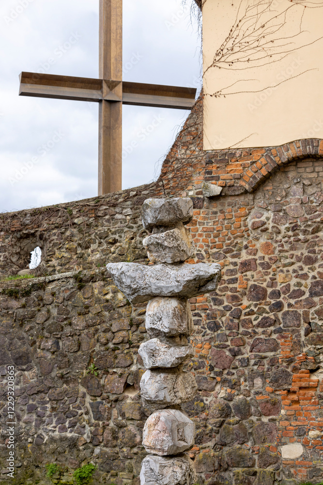 Znameni, monument dedicated to the victims of oppression, Brno, Czech Republic, Moravia