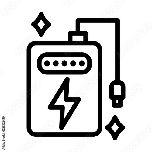 powerbank Line Icon