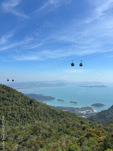 Langkawi, Malaysia view of island 