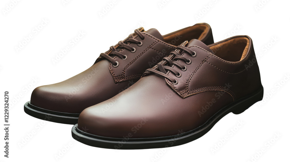 Stylish brown leather shoes perfect for formal and casual occasions in any season Stylish brown leather shoes perfect for formal and casual occasions in any season