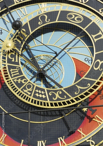 Old Town Astronomical Clock in Prague, portrait format