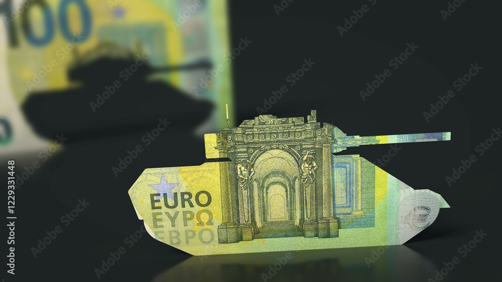 Symbolic image on the topic of the defence budget