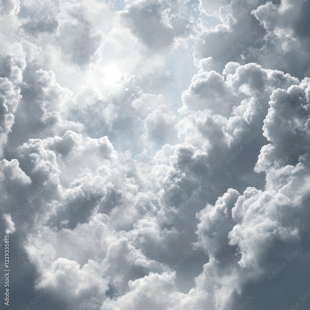 Obraz premium blue sky with clouds