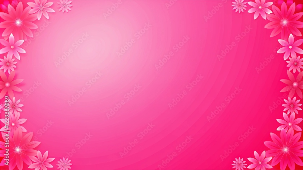 Fototapeta premium Hot Pink Backgrounds- Dynamic, Vibrant, and Eye-Catching Designs for Your Presentations