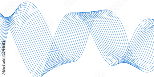 vector business illustration pattern of lines in transparent background.abstract background vector grey with dynamic waves for business design. wave with lines created using blend tool.