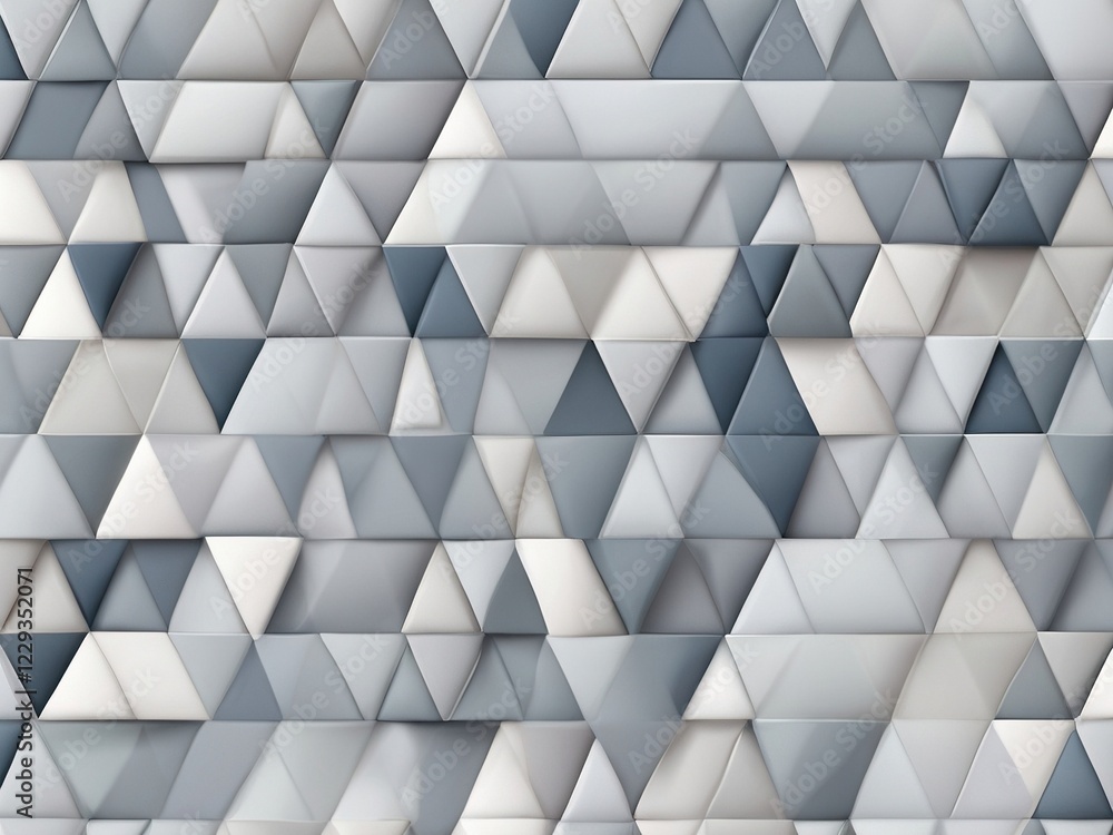 Obraz premium abstract geometric background,Light pastel soft pale dusty gray blue silver white abstract pattern background Geometric shape Line