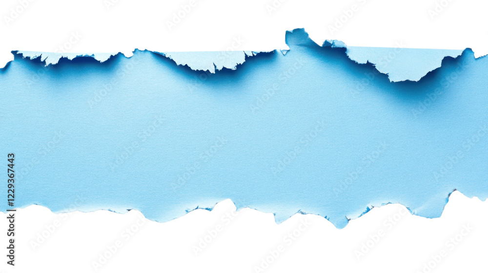 Torn blue paper with transparent background effect. Transparent background Torn blue paper with transparent background effect. Transparent background