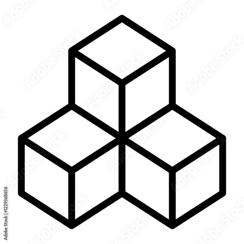 Sugar Vector Line Icon Design