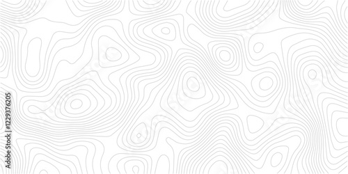 "Modern Transparent PNG Map with Flowing, Wavy Topographic Lines and a Pure White Background, Crafted for High-End Digital Mapping, Sleek Graphic Design, and Professional Cartographic Applications"