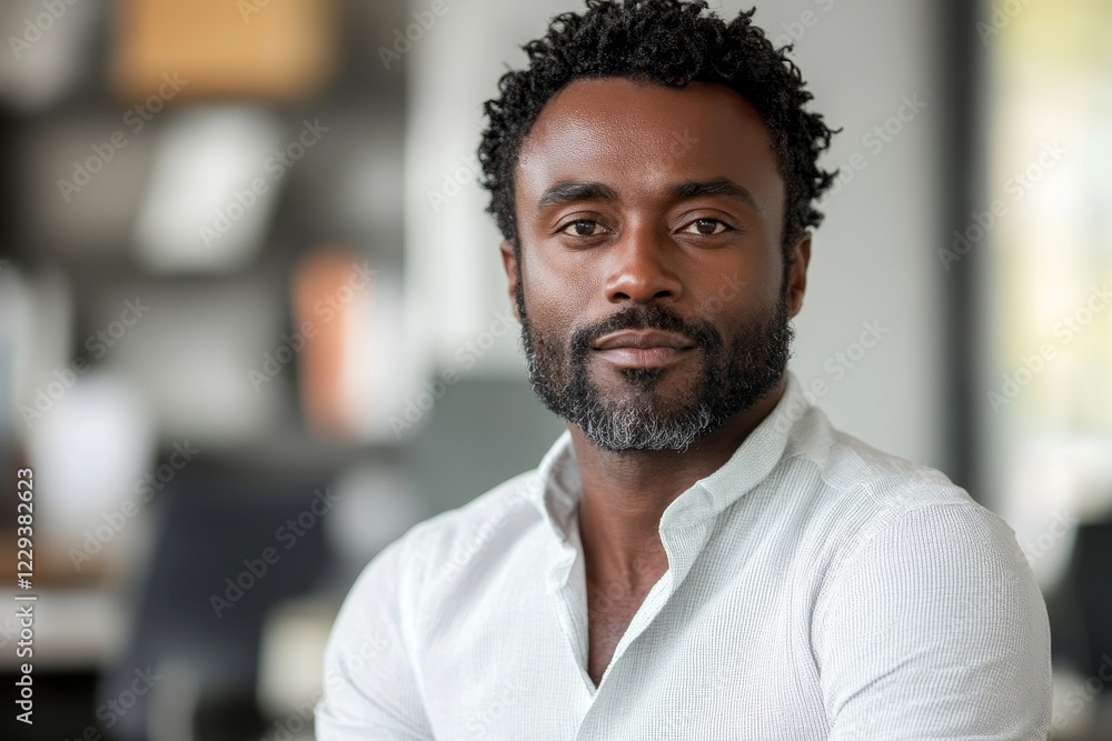 Portrait of a Confident Black Man Portrait of a Confident Black Man