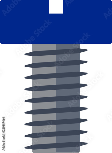 Flat Hex Nut Bolt Illustration Furniture Assembly