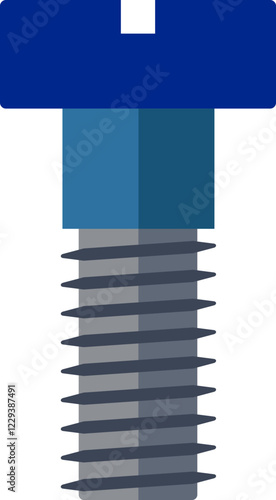 Flat Hex Nut Bolt Illustration Furniture Assembly