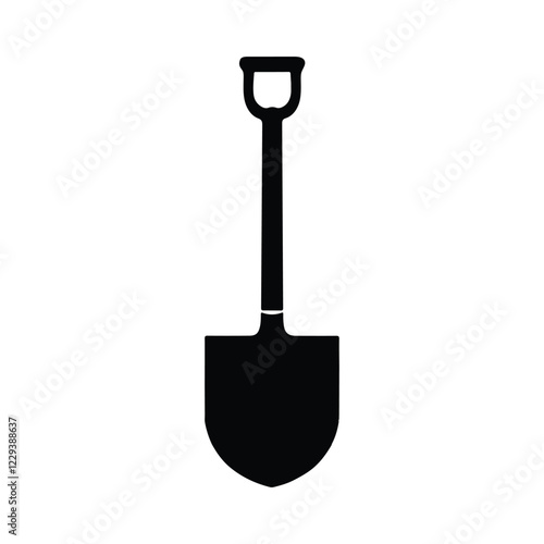 Shovel Icon, Garden Shovel icon, Hand garden shovels icon. Outline hand garden shovels vector icon, Shovel icons flat. Digging with garden shovel vector icons