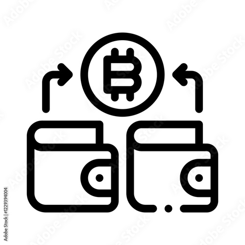 wallet line icon