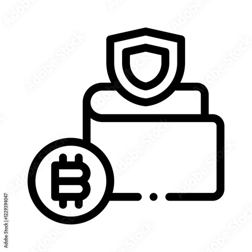 wallet line icon