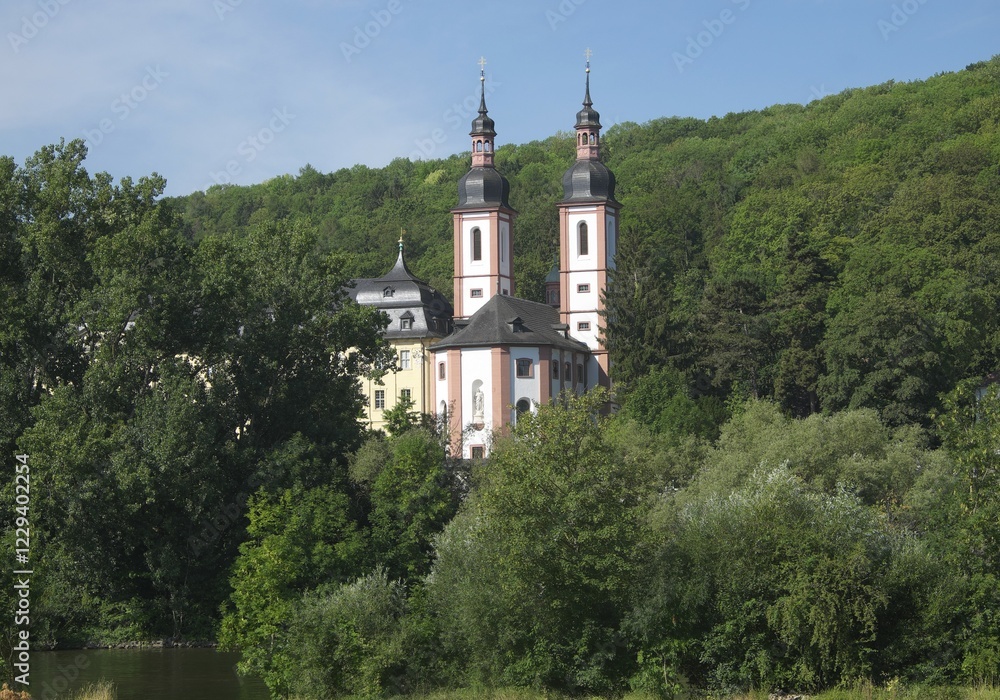 Oberzell monastery, Zell, Lower Franconia, Bavaria, Germany, Europe Oberzell monastery, Zell, Lower Franconia, Bavaria, Germany, Europe