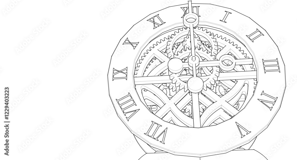 clock graphic symbol 3d illustration
clock graphic symbol 3d illustration