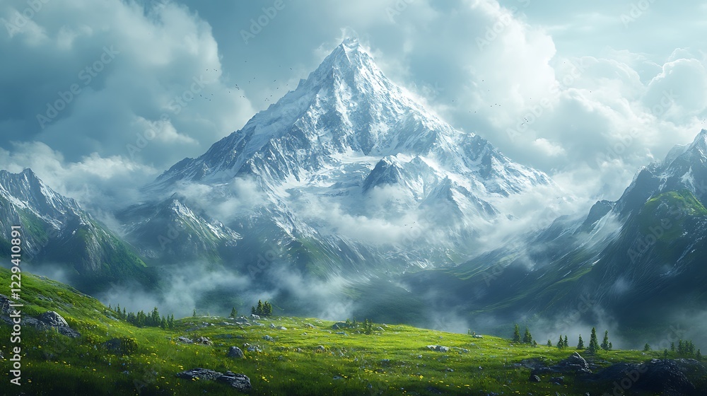 Majestic Mountains and Breathtaking mountain scenes showcasing the grandeur of majestic peaks. Embrace the awe of mountains. Celebrate the lofty heights with bold and majestic brushstrokes, Majestic Mountains and Breathtaking mountain scenes showcasing the grandeur of majestic peaks. Embrace the awe of mountains. Celebrate the lofty heights with bold and majestic brushstrokes,
