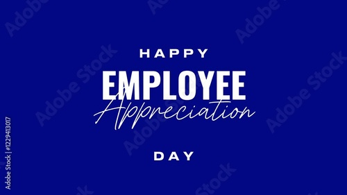 Employee Appreciation day holiday concept video