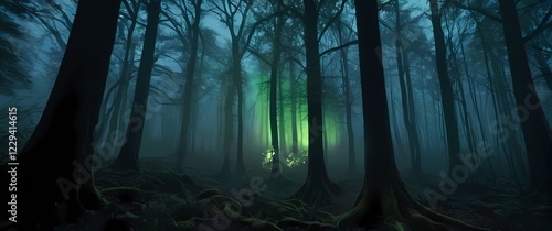 A spooky forest adventure where trees whisper secrets that seem to linger in the cool air