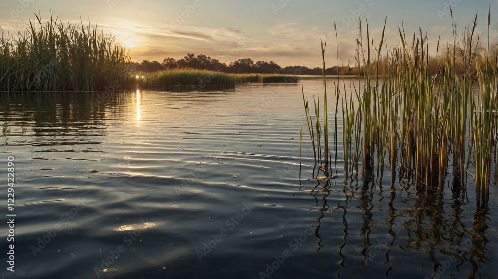 Swaying River Reeds with Hidden Wildlife #35 Swaying River Reeds with Hidden Wildlife #35