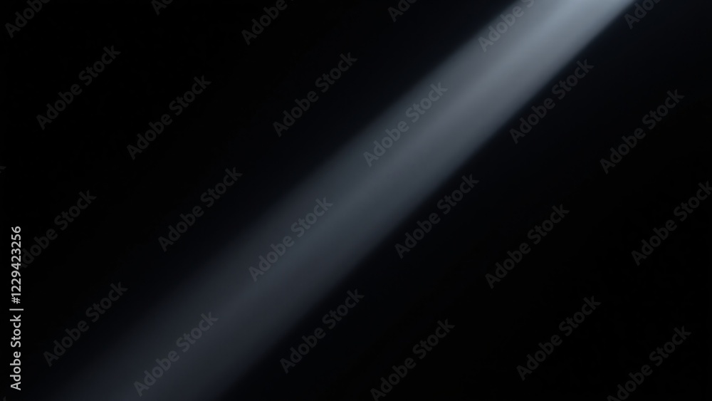 Diagonal Light Beam on Black Background - Abstract Light Effect Diagonal Light Beam on Black Background - Abstract Light Effect