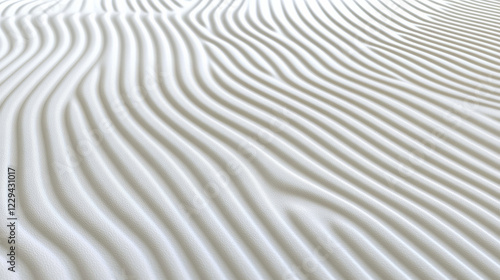 Wavy white abstract background with smooth texture