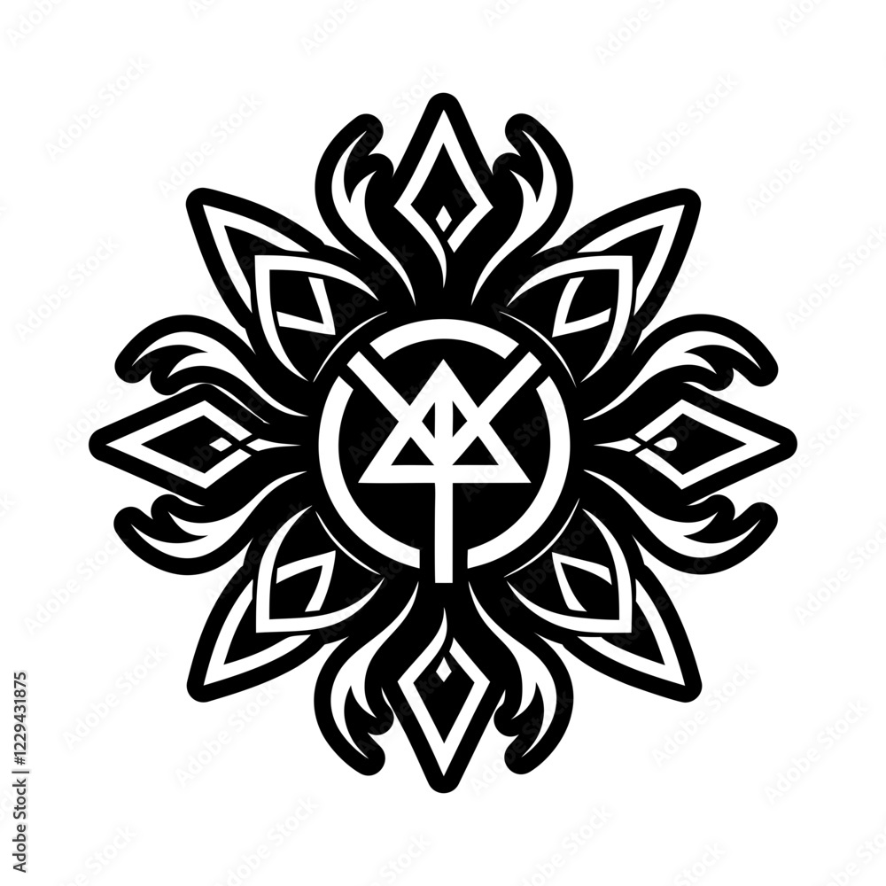 A glyph style icon of energy symbol A glyph style icon of energy symbol