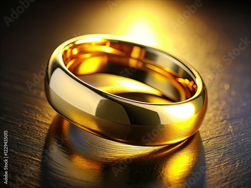 Gold Band Ring - Shiny Detail - Documentary Photography photo