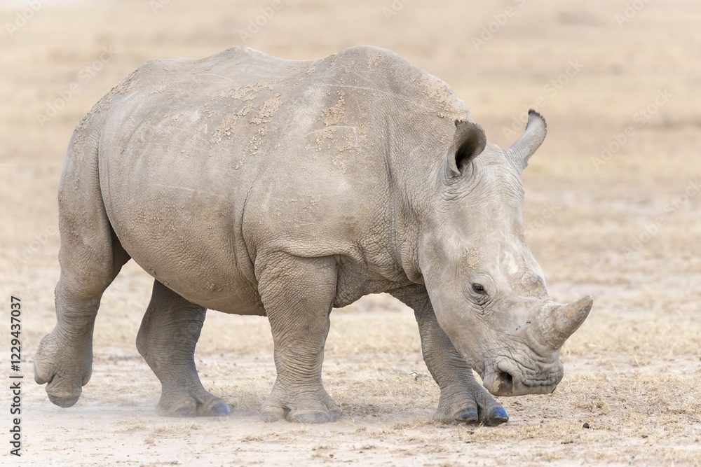 White Rhinoceros (Ceratotherium simum), Ol Pejeta Reserve, Kenya, Africa White Rhinoceros (Ceratotherium simum), Ol Pejeta Reserve, Kenya, Africa