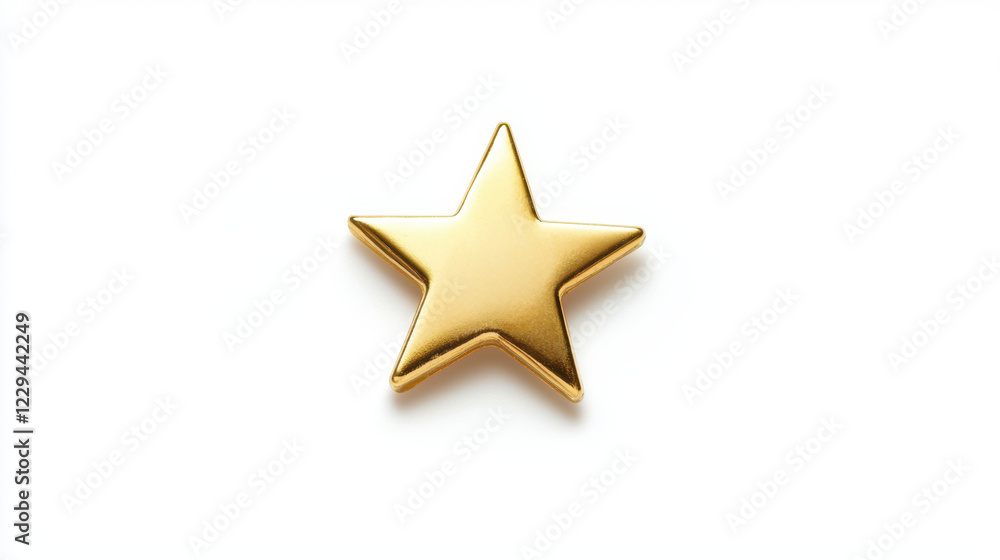 National Employee Appreciation Day. Gold star pin symbolizing achievement and recognition National Employee Appreciation Day. Gold star pin symbolizing achievement and recognition