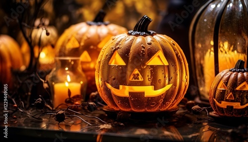 Halloween Pumpkin Decorations photo