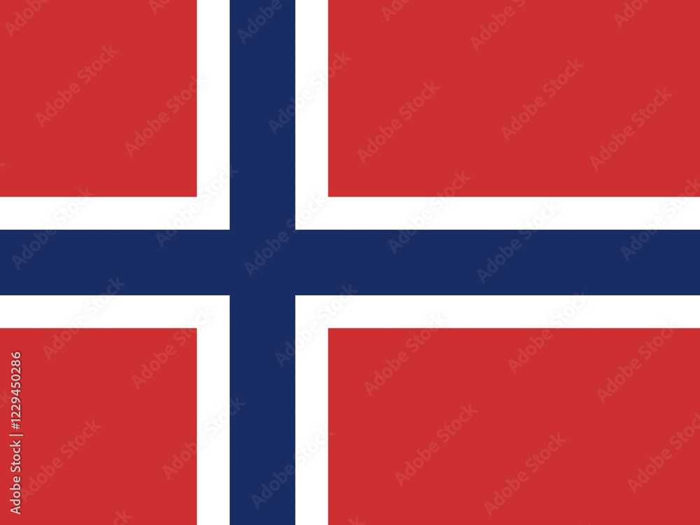 Official national flag of Svalbard and Jan Mayen Official national flag of Svalbard and Jan Mayen