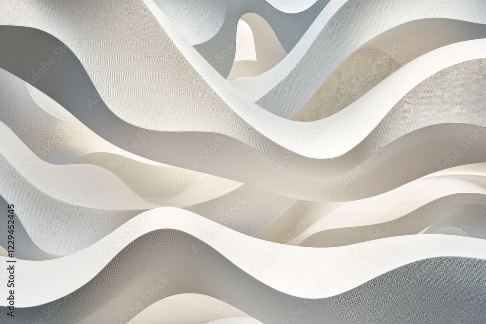 Obraz premium Blank white gradient background with product display. White backdrop or empty studio with room floor. 3D rendering