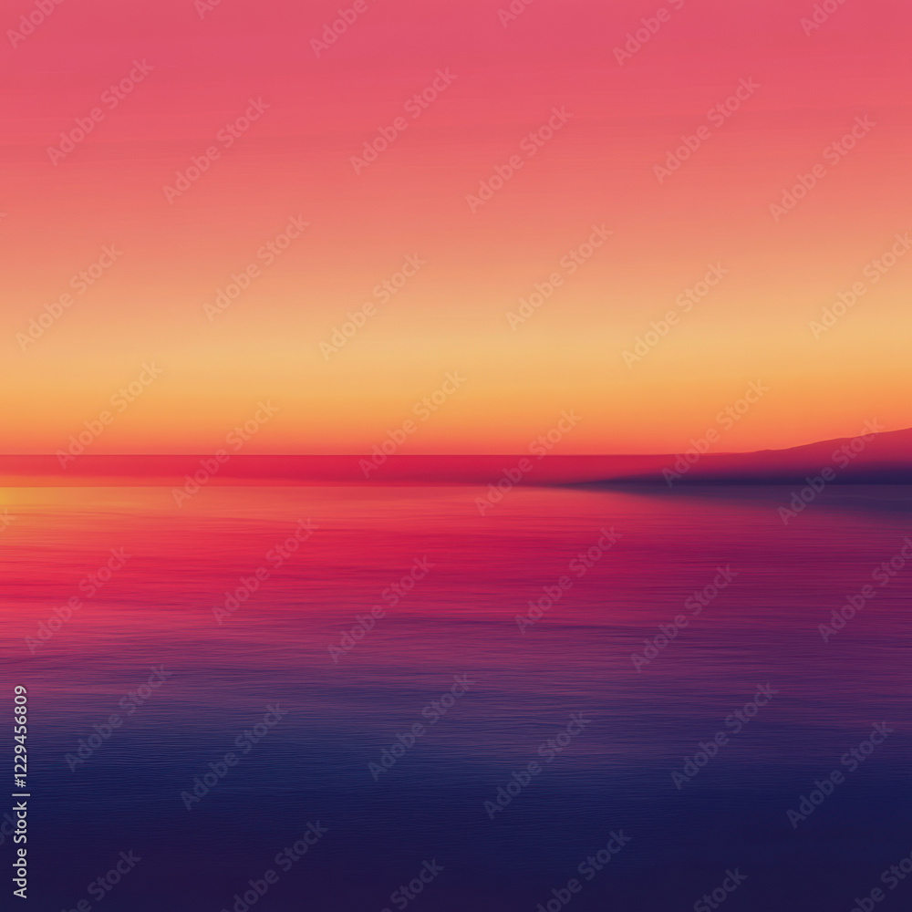 Obraz premium sunset in the mountains