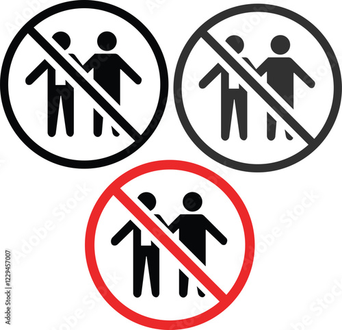 no dogs allowed no Man And women signs symbol icon people ban symbol vector art symbol illustration 