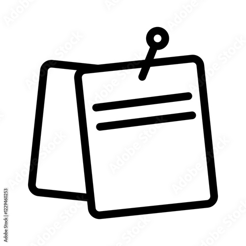 notes icon line icon