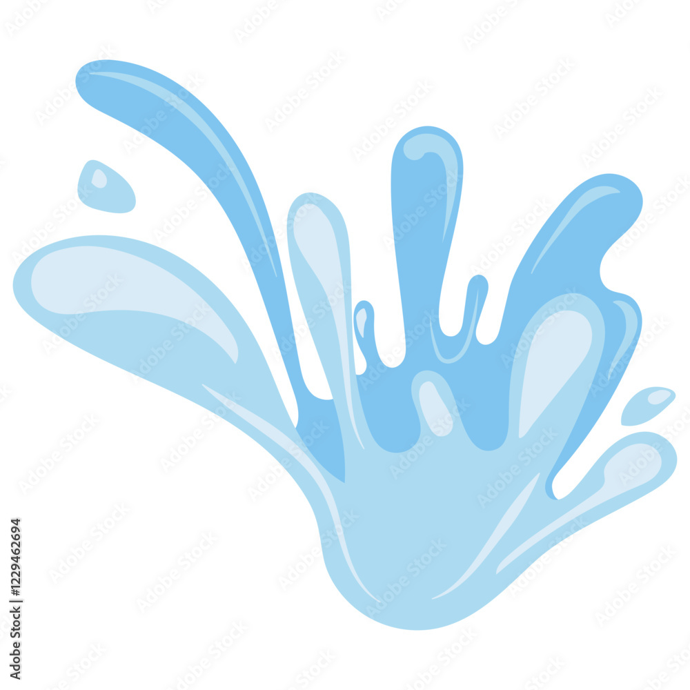 Drip Water Splash Illustration Drip Water Splash Illustration