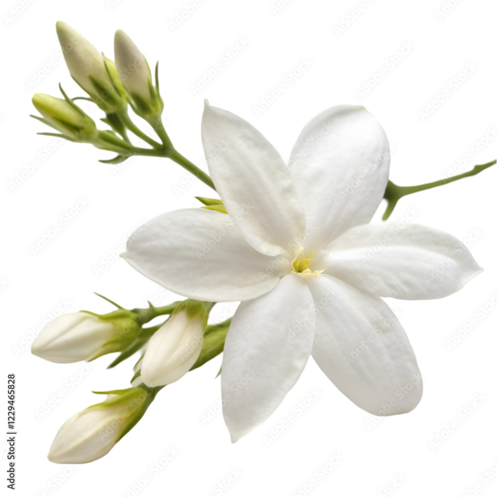 Jasmine flower isolated on transparent background Jasmine flower isolated on transparent background