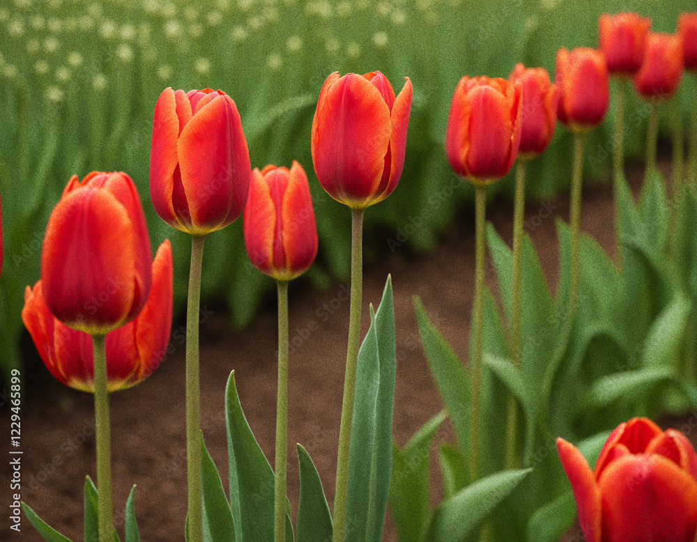 field of tulips field of tulips