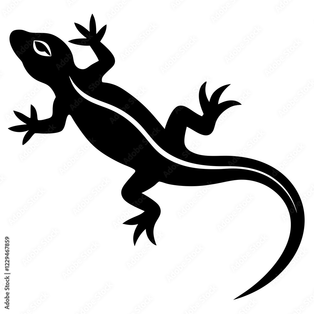 Naklejka premium lizard